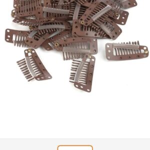 Hair Clips (u-snap clips for hair and wig) - 20pcs
